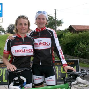 Deutsche Paracycling-Meisterschaften: Verena Bentele und Annika Wechner vor dem Reenradtandem_Coypright Joachim Wechner